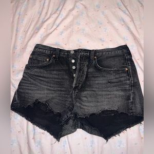 Denim Forum black ex-boyfriend short size 27 gently used